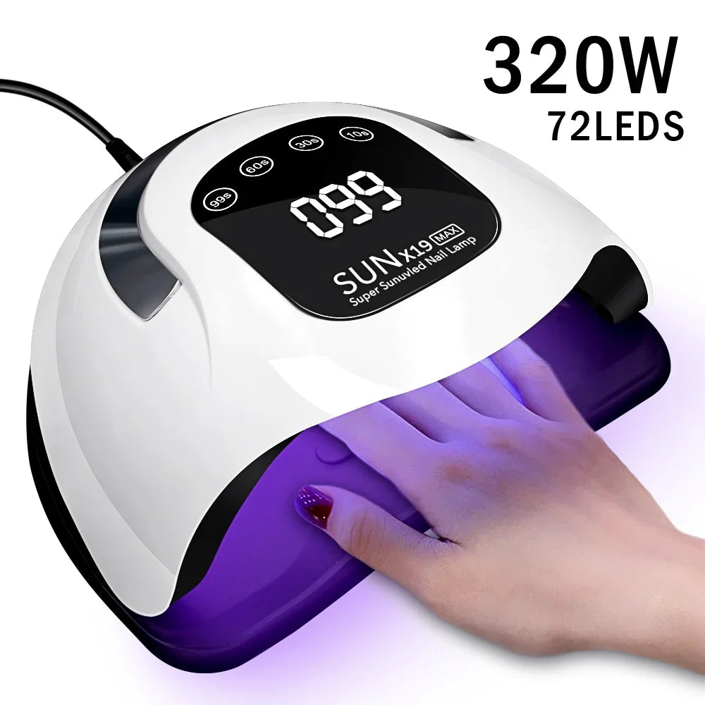 X19 MAX UV LED Nail Drying Lamp (320W)