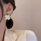 Asymmetry Flower Earrings