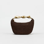 Half-Moon Straw Bag