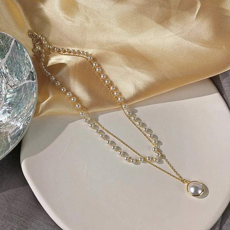 Pearl Charm Necklace