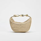 Half-Moon Straw Bag