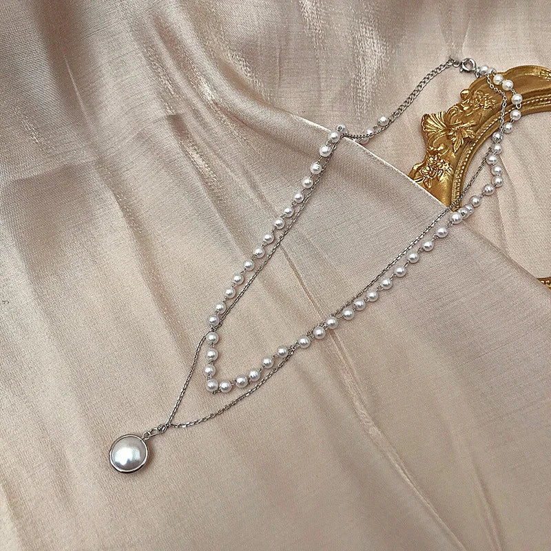 Pearl Charm Necklace