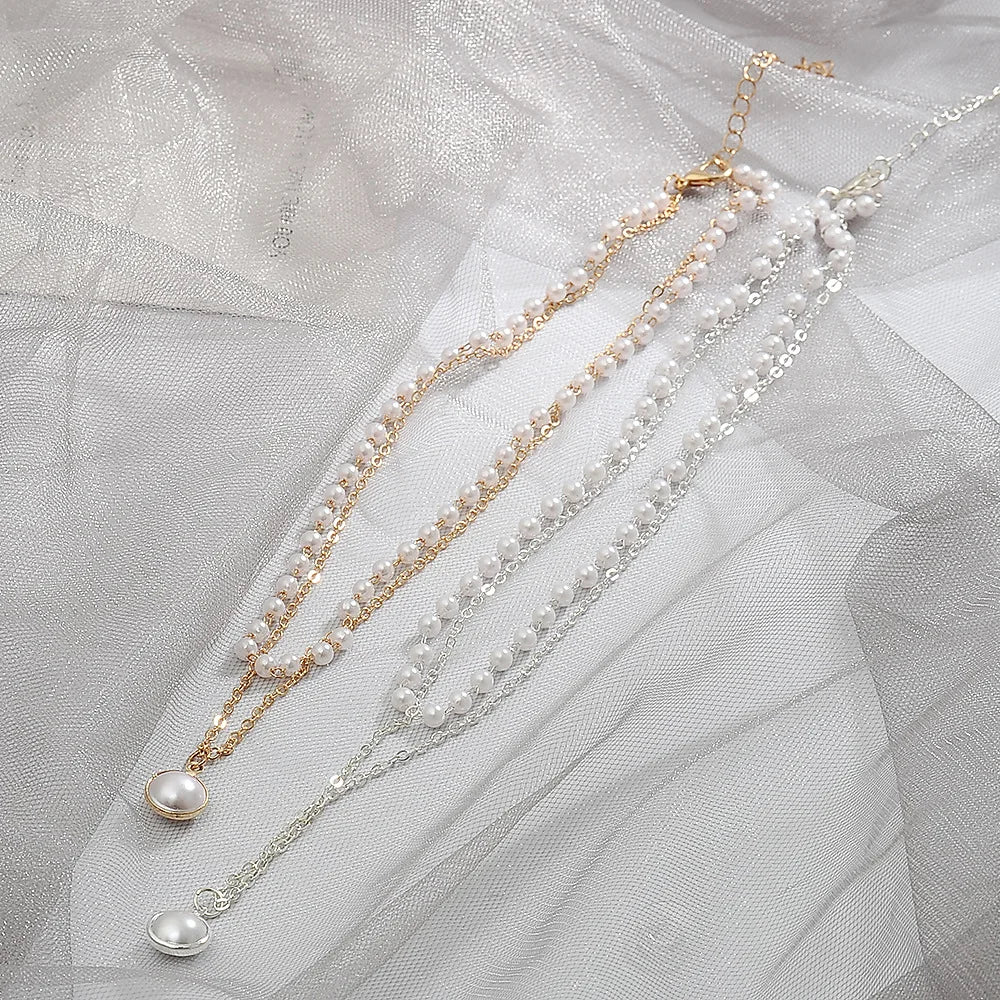 Pearl Charm Necklace