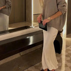 High Waist Satin Skirt