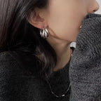 Circled Hoop Earrings