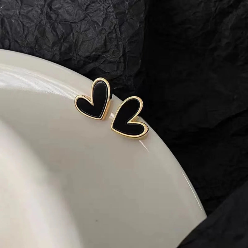 Glaze Heart Earrings