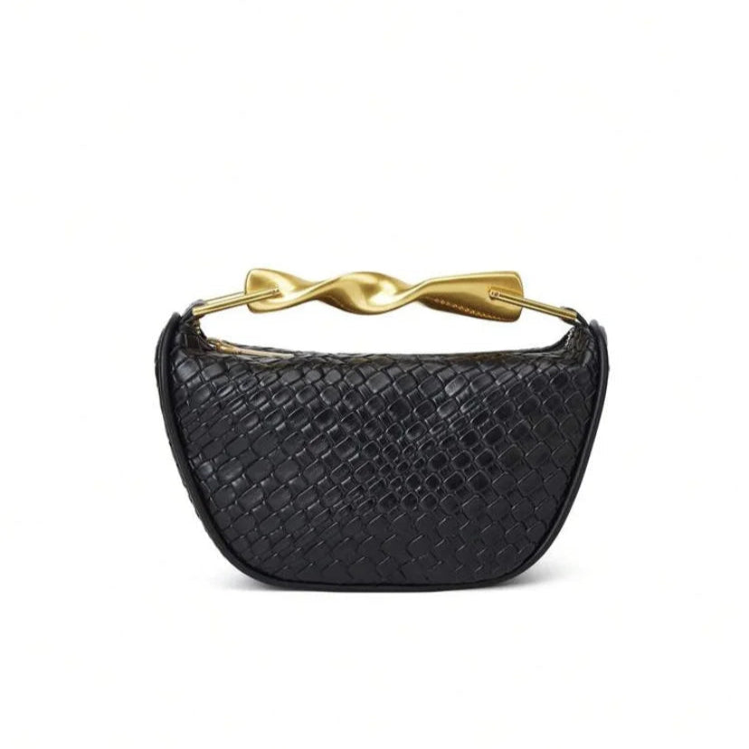 Half-Moon Straw Bag