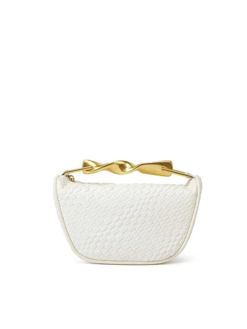 Half-Moon Straw Bag