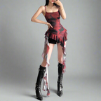 Gradiant Ruffle Dress